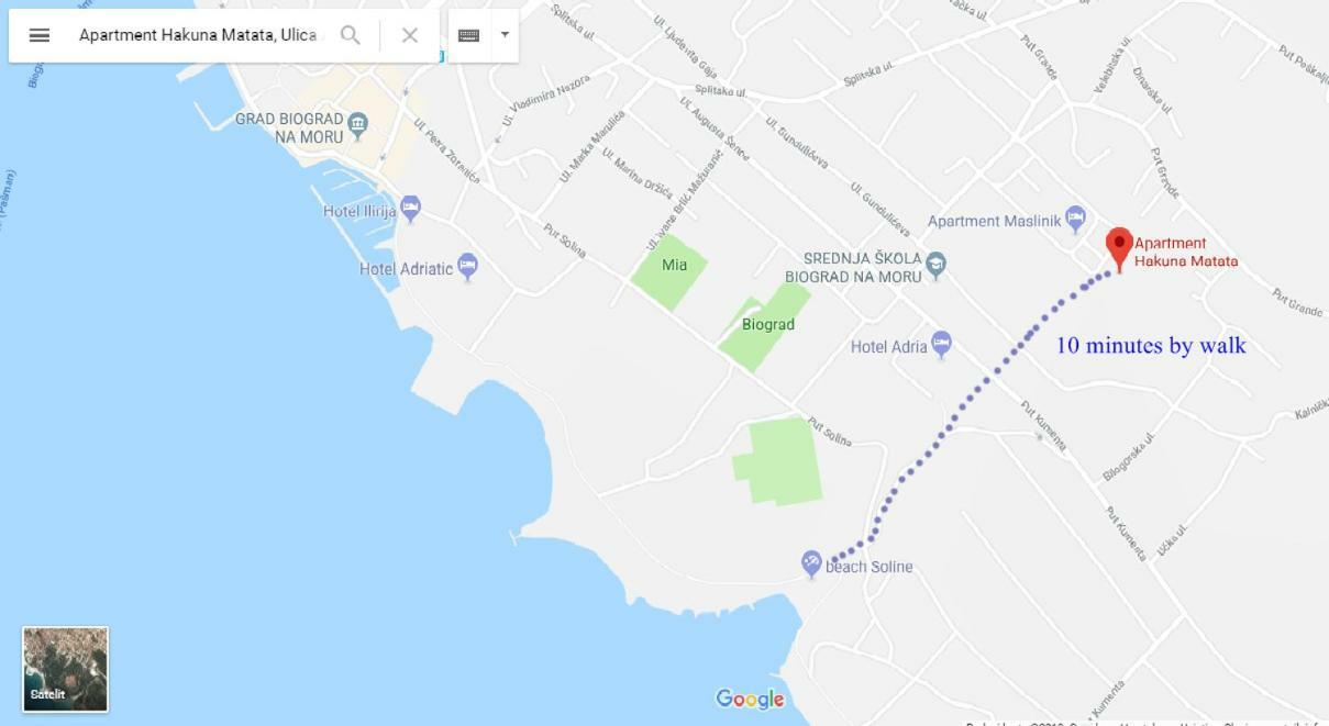 Hakuna Matata Biograd Na Moru Exteriér fotografie